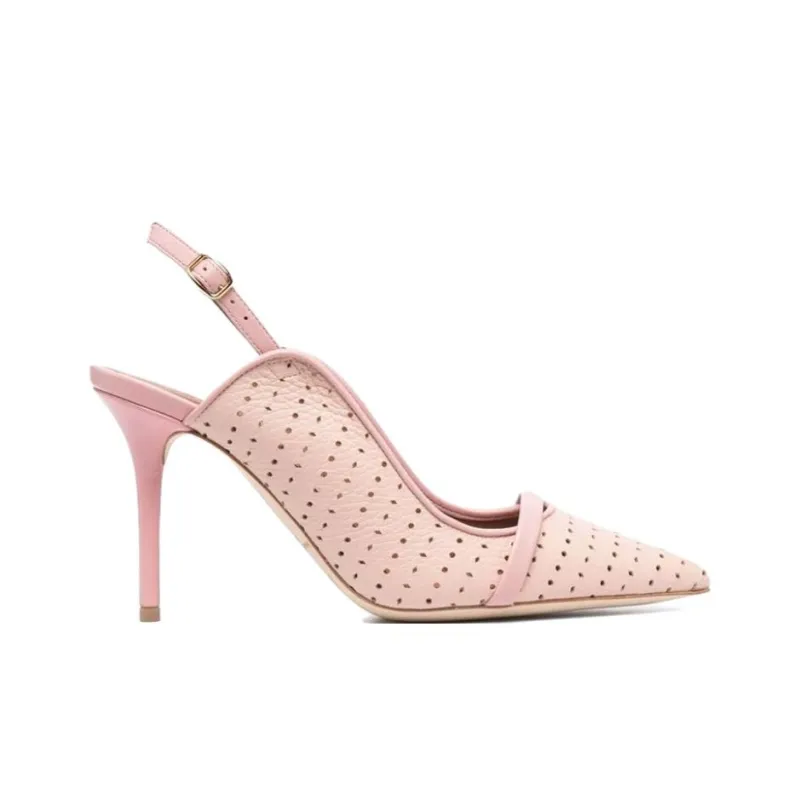 Malone Souliers Marion Slim Heel High Heels Women's Pink-1