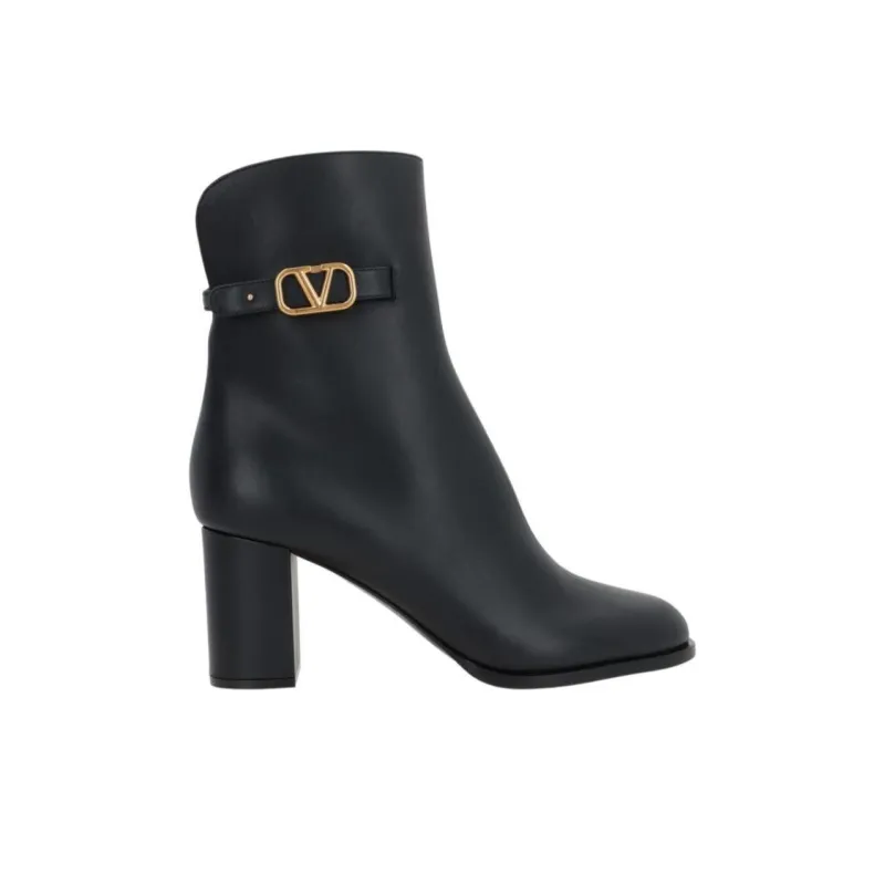 Valentino VLogo Signature Ankle Boots Women's Black-1