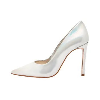Schutz Lou Slim Heel High Heels 10cm Women's White