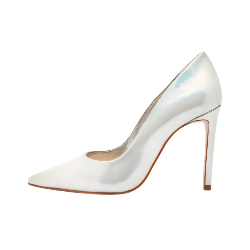 Schutz Lou Slim Heel High Heels 10cm Women's White-0