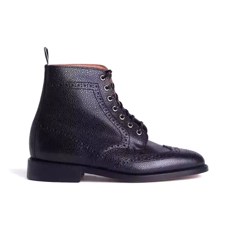 THOM BROWNE Wingtip Brogue Lace Up Boots Women's-1