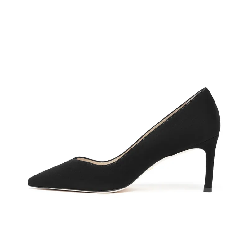 Stuart Weitzman/SW Anny 70 Slim Heel High Heels Women's Black-0