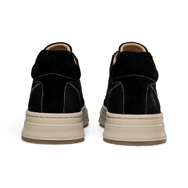 HANG TEN Lightweight Height Increasing Wear-Resistant Slip-Resistant Low-Top Skateboard Shoes Men's-4