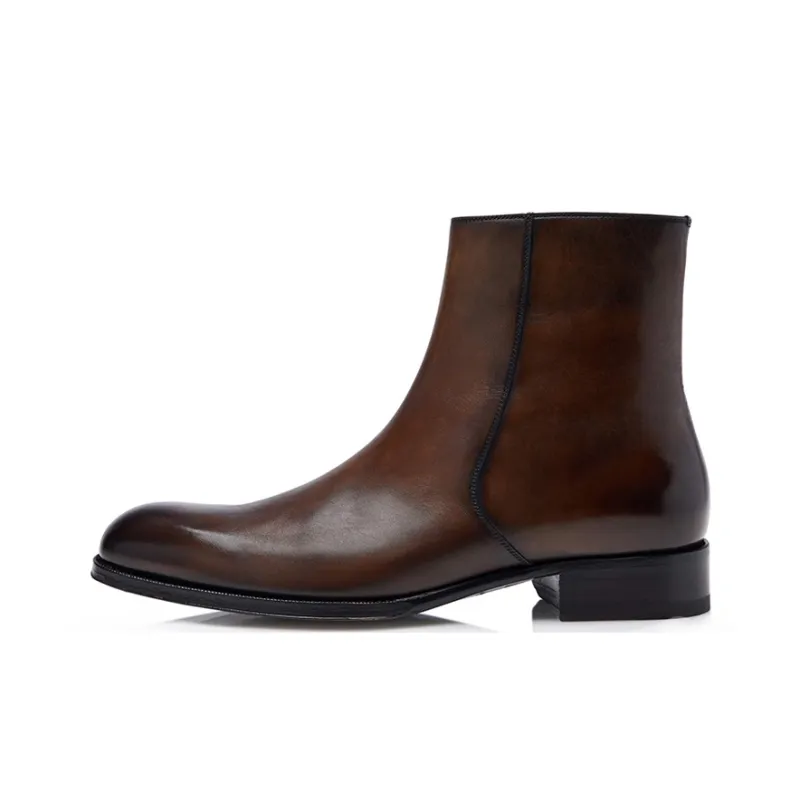 TOM FORD Leather Ankle Boots-0