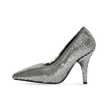 Balenciaga XL Cone Heel High Heels 11cm Women's Silver