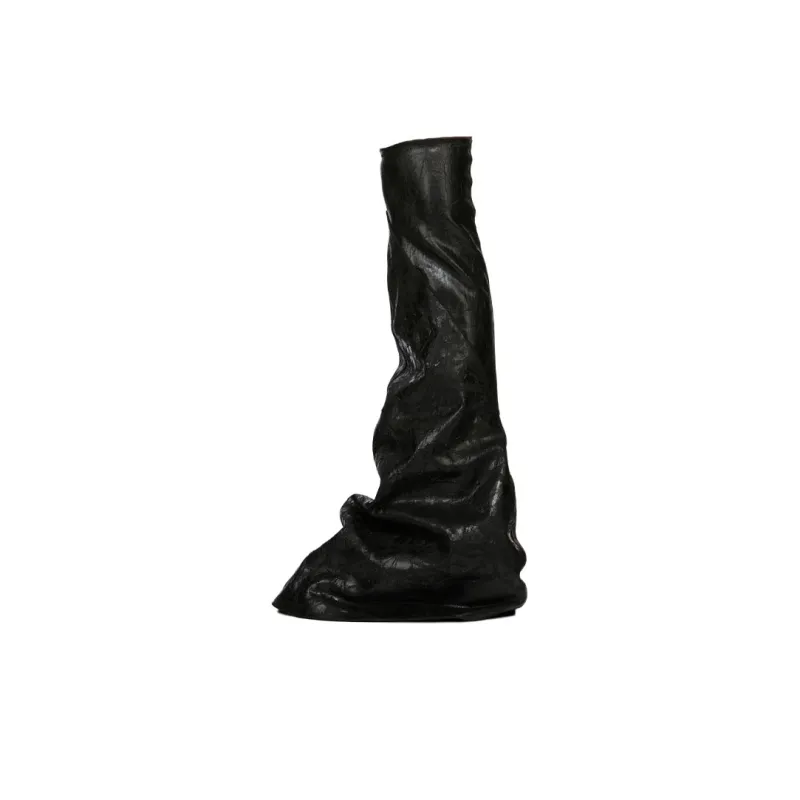 Rick Owens DRKSHDW Fetish Over the knee Boots Women's Black-0