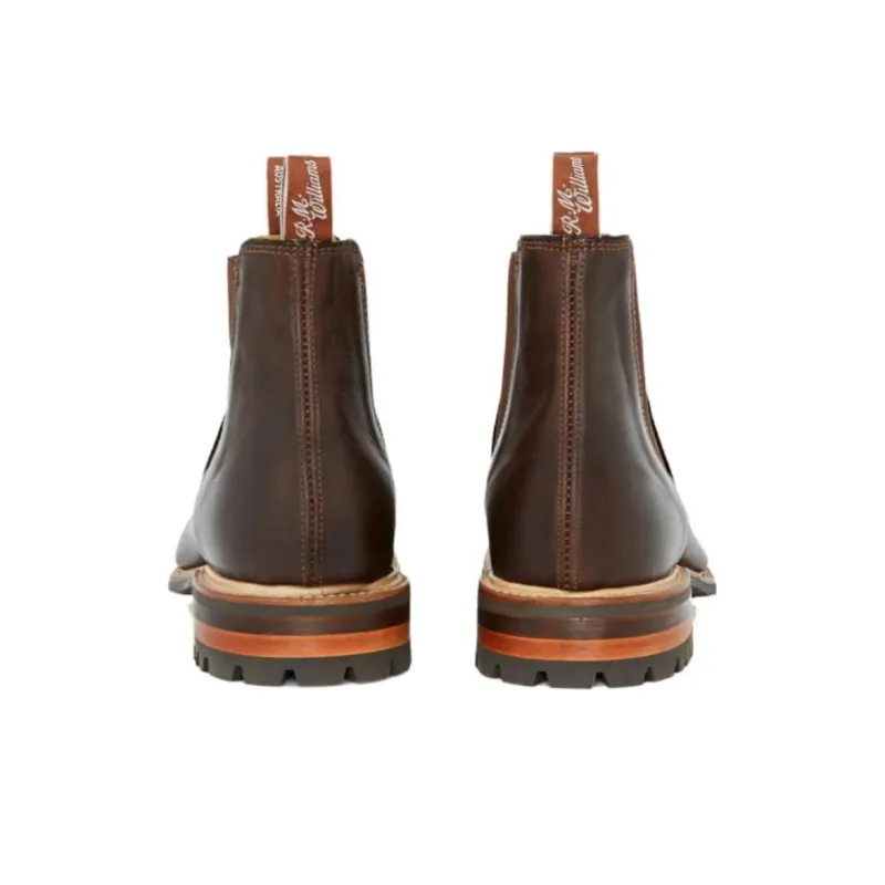 R.M.WILLIAMS Gardener Commando Short Chelsea Boots Men's Dark Brown-4