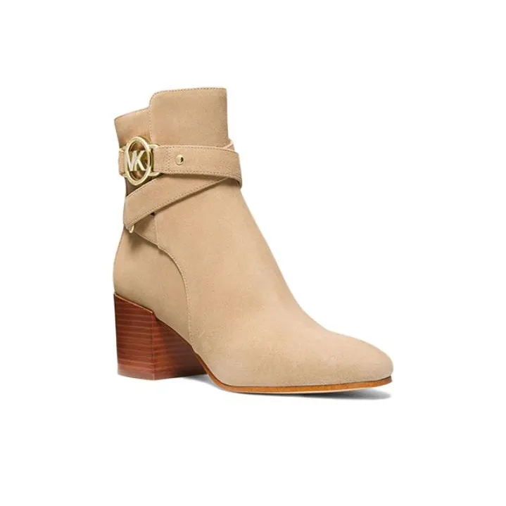 MICHAEL KORS Rory Ankle Boots Women's Beige-2