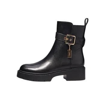 COACH Lacey Ankle Boots Women's Black