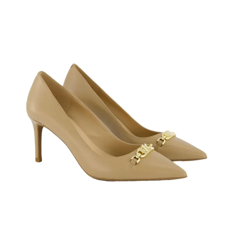 MICHAEL KORS Slim Heel High Heels Women's Beige-2