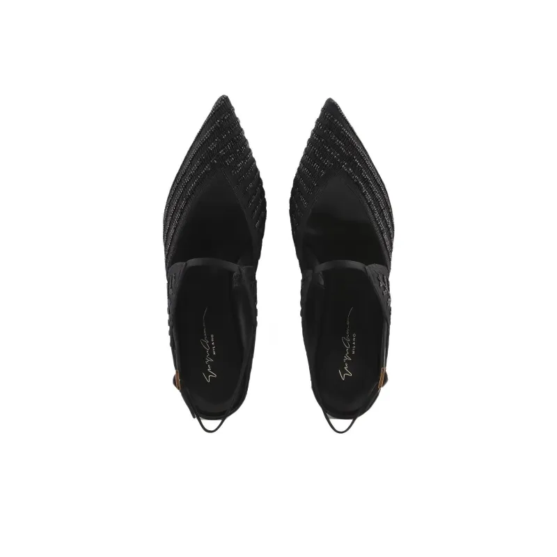 GIORGIO ARMANI 35mm Bead-embellished Pumps-4