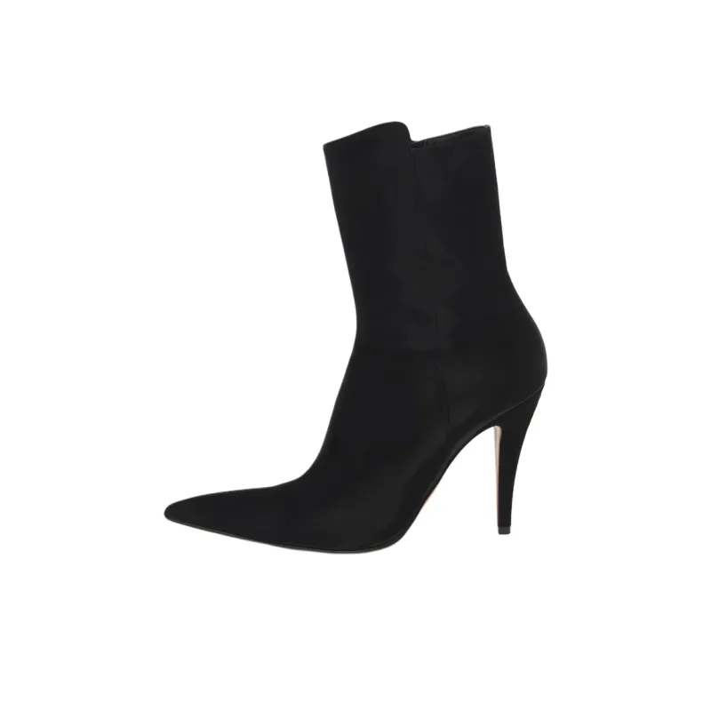 Alexander McQueen Birdee Pointed Toe Ankle Boots Women's-0