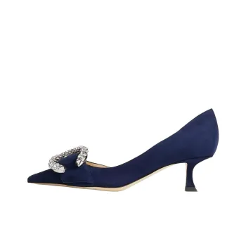 Jimmy Choo Melva Dorsay 50mm Suede Pumps