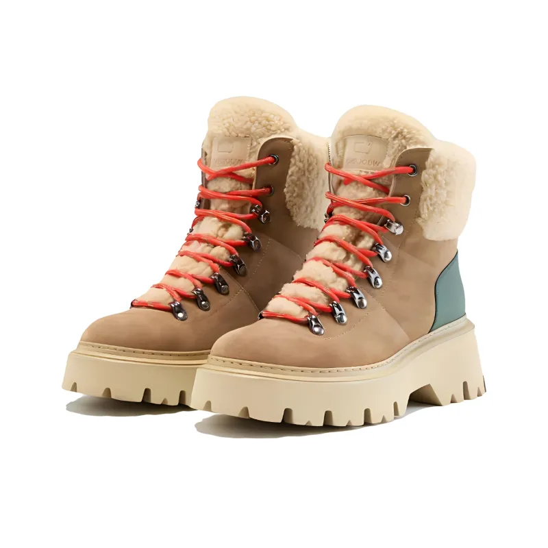 WOOLRICH Ankle Boots Women's Caramel Beige-2