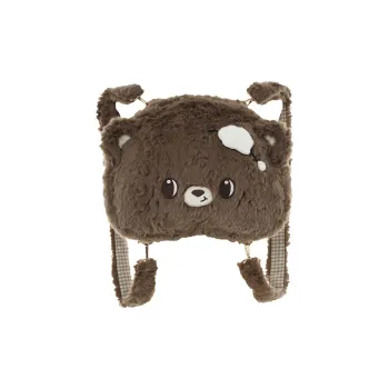 RIZHI STORE Plush Bear Backpack Unisex Multicolor