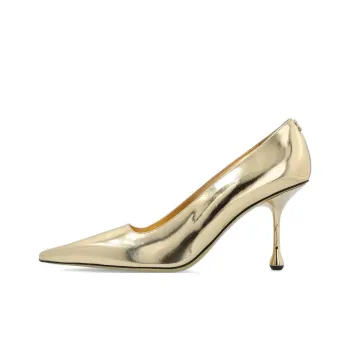 Jimmy Choo Ixia Slim Heel High Heels 8cm Women's Gold