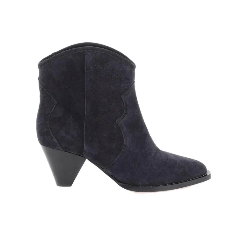 ISABEL MARANT Darizo Ankle Boots Women's Blue-3