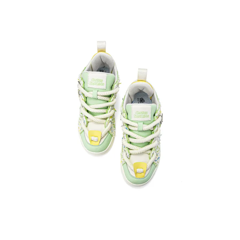 Crayon Shinchan Low Top Skateboard Shoes Unisex-8