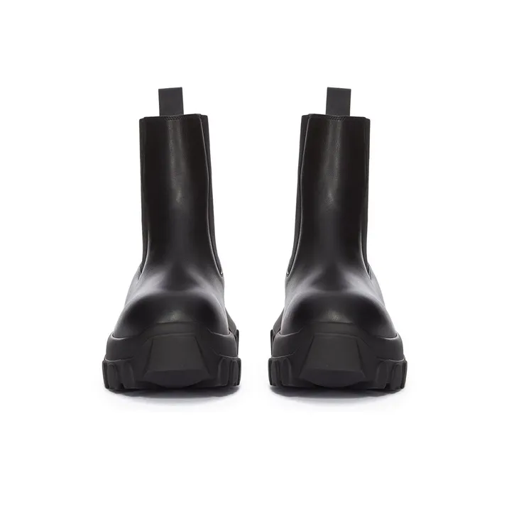 RICK OWENS Beatle Bozo Tractor Chelsea Boots-2