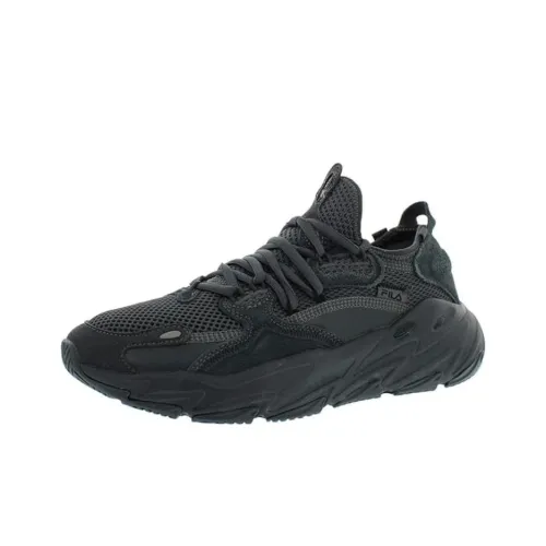 FILA Ray Tracer Anti-Slip Wear-Resistant Low-Top Casual Shoes Men's Black