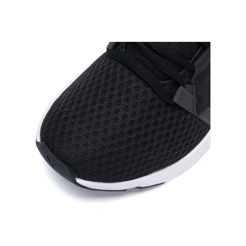 PUMA Anti Slip Wear Resistant Low Top Running Shoes Unisex Black White-6