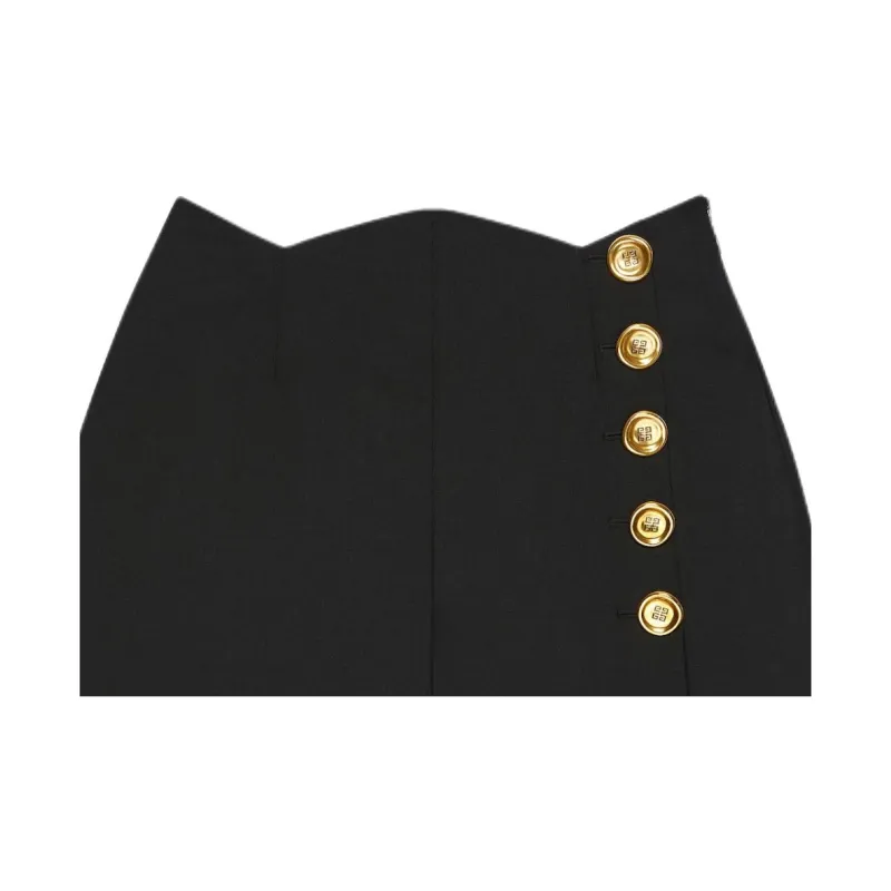 Givenchy Buttons Detailed Shorts-4