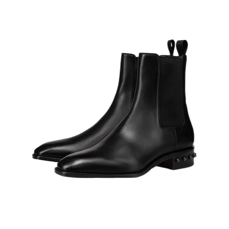 CL Short Chelsea Boots Men's Black-2
