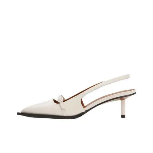 ATP Atelier Mira Slim Heel High Heels 5.5cm Women's Beige