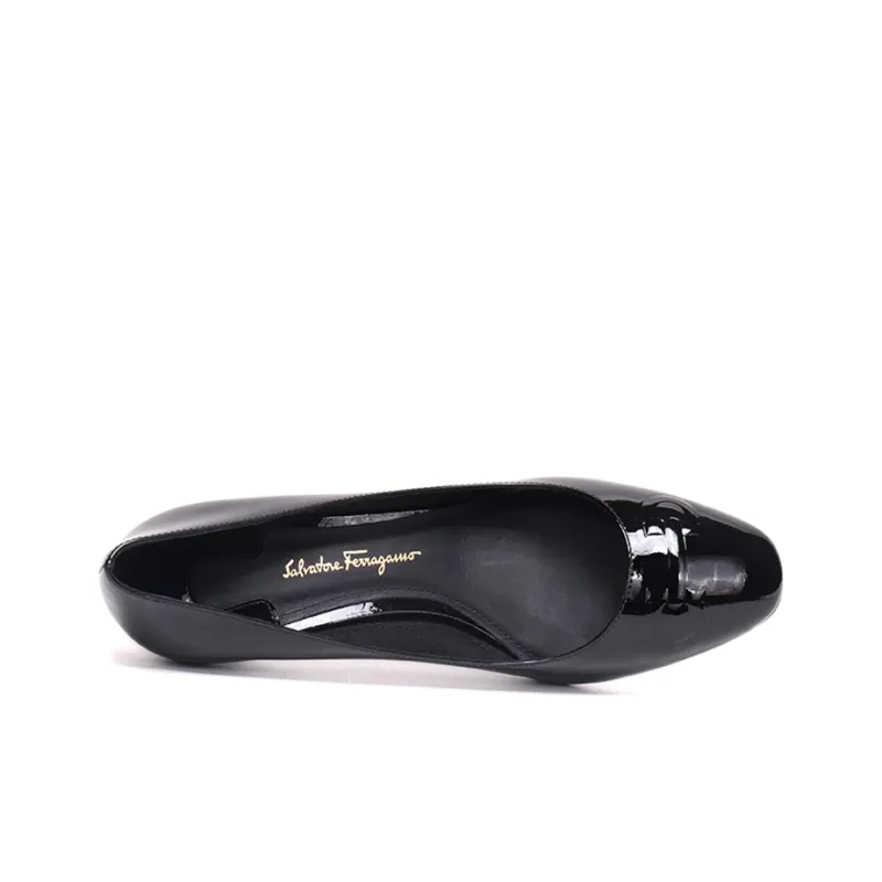Ferragamo High Heels Women's Low-Top Black-4
