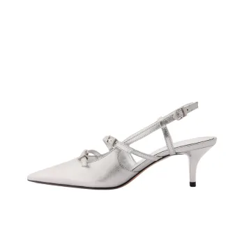Schutz Stacy Slim Heel High Heels 6.3cm Women's Silver
