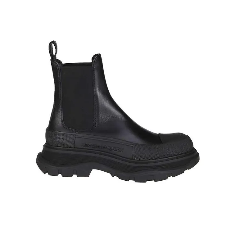 Alexander McQueen Chelsea Tread Ankle Boot Black Women's-1