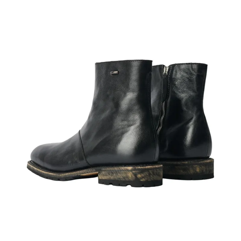 OUR LEGACY Leather Ankle Boots-3