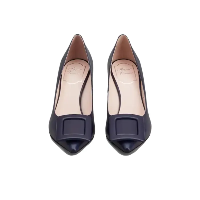 Roger Vivier Slim Heel High Heels 6.3cm Women's Blue-3