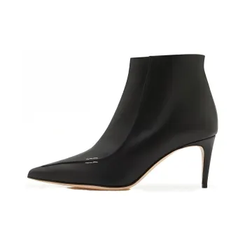MANOLO BLAHNIK Merasa Ankle Boots 7cm Women's Black