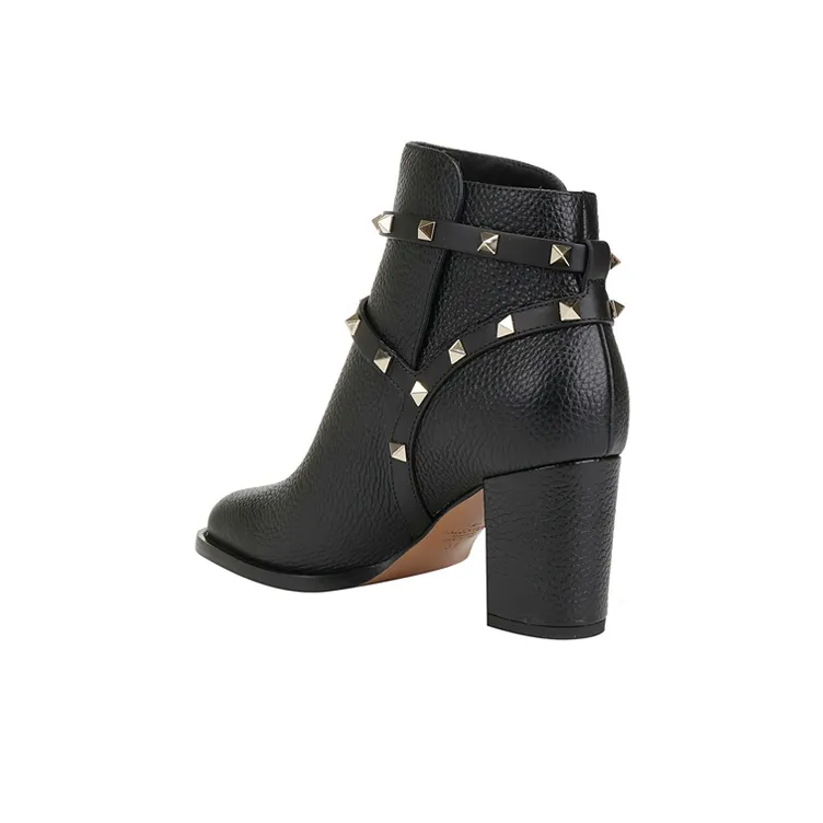 Valentino Ankle Boots 7cm Women's Black-3