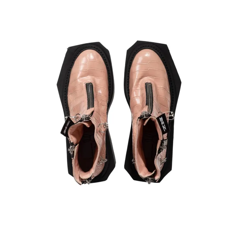 NATASHA ZINKO Ring Flatform Boots-3