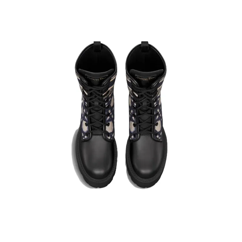 DIOR D Major Crew Martin Boot Women's Black Umber-3