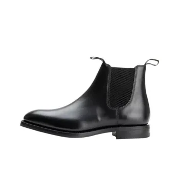 LOAKE Ankle Length Chelsea Boots Men's Black