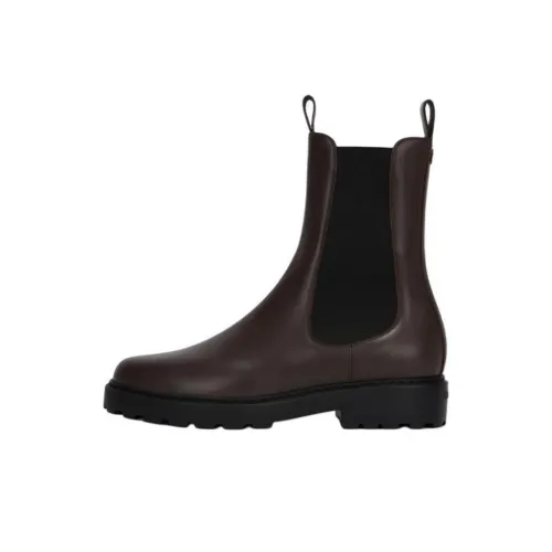 BALLY Short Chelsea Boots Women's Brown