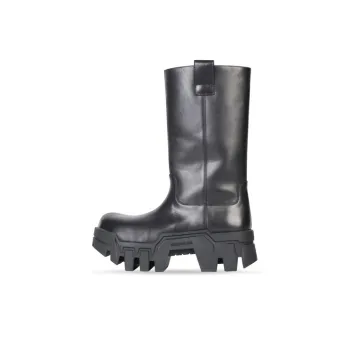 Balenciaga Bulldozer Mid Calf Boots Men's Black