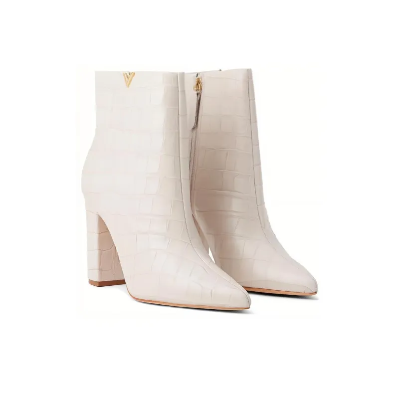 Schutz Ankle Boots Women's Beige-2