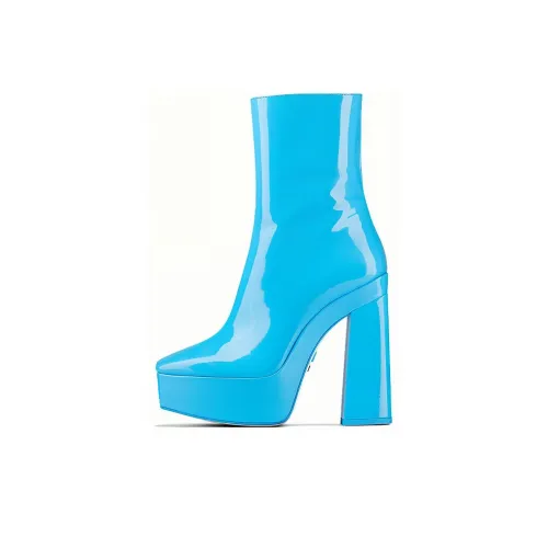 Jimmy Choo Sailor Moon Joint Name Mercury 140 Ankle Boots 14cm Women's Blue Sailor Mercury, Ayami Suiya