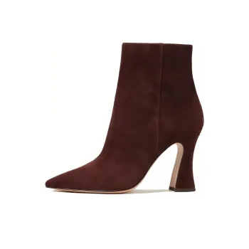 COACH Carter Ankle Boots 8cm Women's Brown