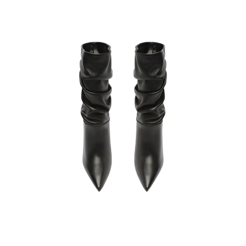 Schutz Ashlee Ankle Boots 12cm Women's Black-4