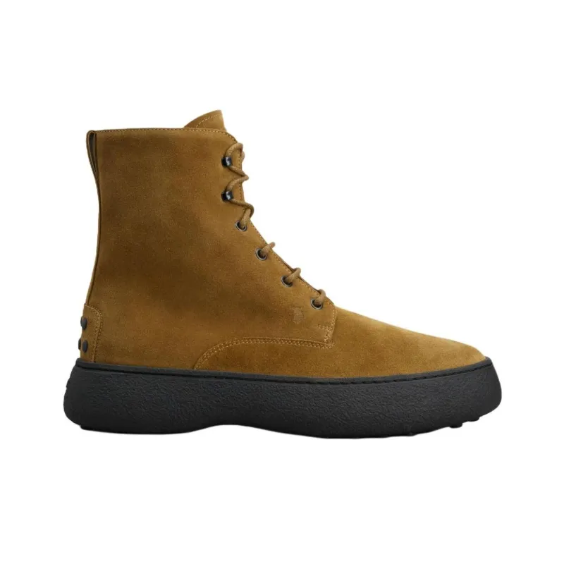 TOD'S W.G. Lace-Up Ankle Boots-1