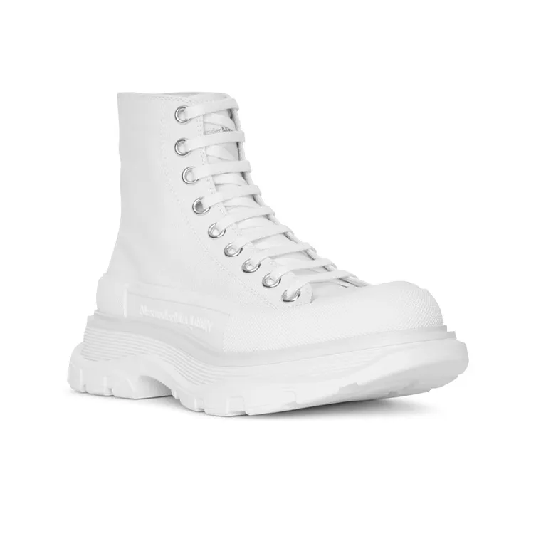 Alexander McQueen Tread Slick Boots 'White' Women's-1