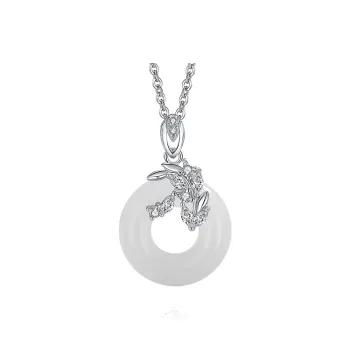 ZOKS S925 Silver Necklaces Women's