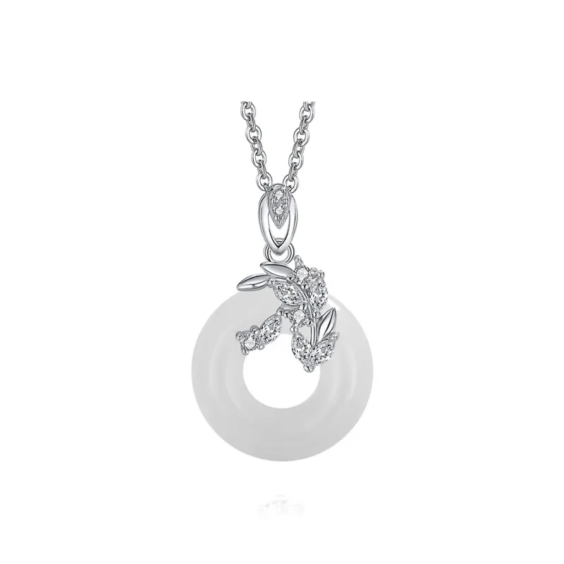 ZOKS S925 Silver Necklaces Women's-0