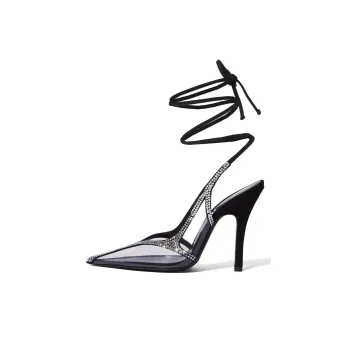 The Attico Venus Chrome Slingbacks Women's