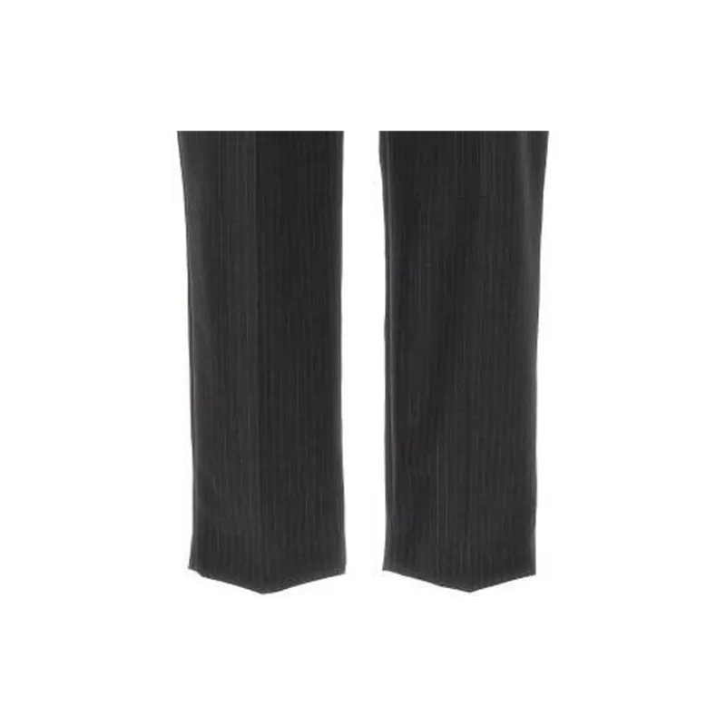 Alexander McQueen Straight Leg Pinstripe Tailored Pants-5